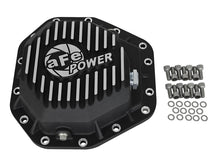 Cargar imagen en el visor de la galería, aFe Power Pro Series Rear Differential Cover Black w/Machined Fins 17-19 Ford Diesel Trucks V8-6.7L