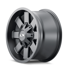 Cargar imagen en el visor de la galería, ION Type 141 17x9 / 5x114.3 BP / 18mm Offset / 87mm Hub Satin Black Wheel