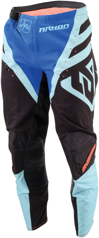 Answer 25 Arkon Nitrus Pants Blue/Black/Hyper Orange Youth Size - 16