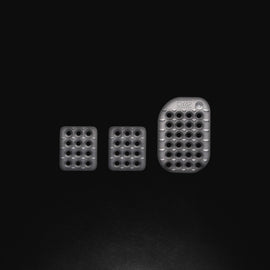 OMP Aluminum Pedal Set