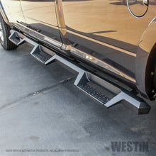 Cargar imagen en el visor de la galería, Westin/HDX 19-20 Ram 2500/3500 Crew Cab (8ft Bed) Drop Wheel to Wheel Nerf Step Bars - Txt Black