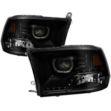 Cargar imagen en el visor de la galería, xTune Dodge Ram 2009-2014 Halo LED Projector Headlights - Black Smoke PRO-JH-DR09-CFB-BSM