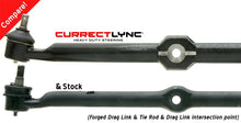 Cargar imagen en el visor de la galería, RockJock TJ/LJ/XJ/MJ Currectlync Steering System Bolt-On w/ 1 1/4in Dia. Tie Rod/Forged Drag Link