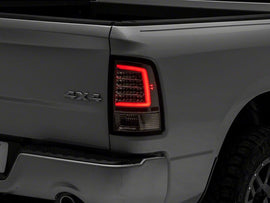 Raxiom 09-18 Dodge RAM 1500 Axial Series LED Tail Lights- Chrome Housing- Clear Lens