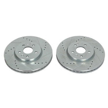 Cargar imagen en el visor de la galería, Power Stop 13-19 Buick Encore Front Evolution Drilled &amp; Slotted Rotors - Pair