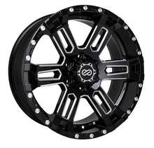 Cargar imagen en el visor de la galería, Enkei Commander 20x9 25mm Offset 5x150 Bolt Pattern 110 Bore Black Machined Wheel