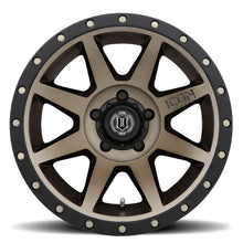 Cargar imagen en el visor de la galería, ICON Rebound 17x8.5 / 5x4.5 / 0mm / 4.75in BS Bronze Wheel