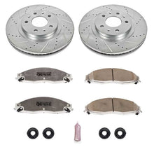 Cargar imagen en el visor de la galería, Power Stop 03-07 Cadillac CTS Front Z26 Street Warrior Brake Kit