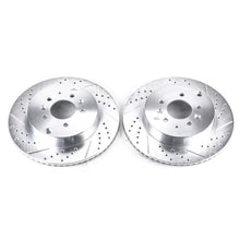 Cargar imagen en el visor de la galería, Power Stop 07-15 Mazda CX-9 Rear Evolution Drilled &amp; Slotted Rotors - Pair