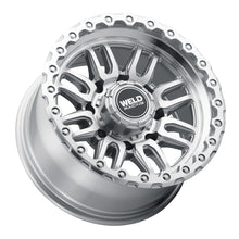 Load image into Gallery viewer, Weld Off-Road Swift 17x9in - 5x114.3 / 5x127 BP - ET-12 78.1mm CB Gloss Silver Machined Wheel &amp; Ring