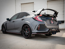 Cargar imagen en el visor de la galería, aFe Takeda 2.5in 304SS Axle-Back Exhaust System 17-19 Honda Civic Type R L4-2.0L (t) - BL Flame Tip