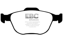 Load image into Gallery viewer, EBC 02-04 Ford Focus 2.0 SVT Redstuff Front Brake Pads