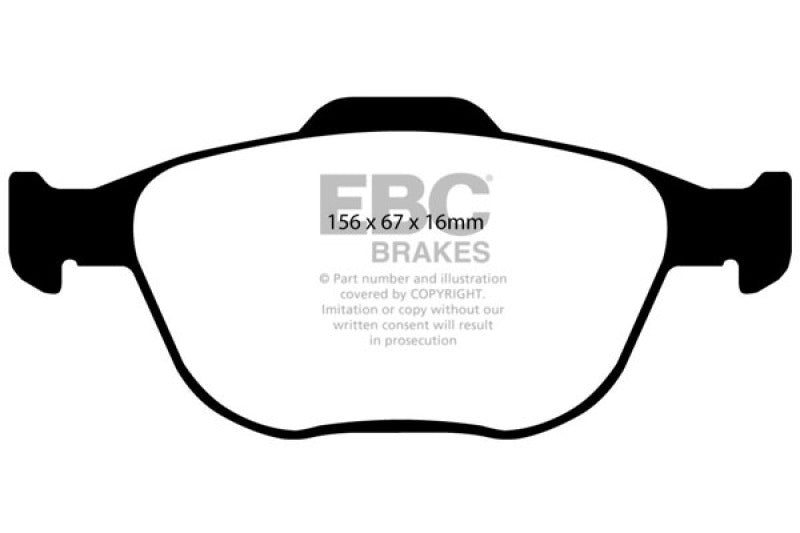 EBC 02-04 Ford Focus 2.0 SVT Ultimax2 Front Brake Pads