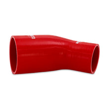 Load image into Gallery viewer, Mishimoto Silicone Reducer Coupler 45 Degree 2.5in to 3.25in - Red