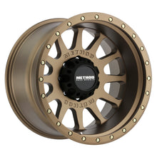 Cargar imagen en el visor de la galería, Method MR605 NV 20x12 -52mm Offset 8x170 124.9mm CB Method Bronze Wheel