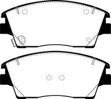 Cargar imagen en el visor de la galería, EBC 2017+ Hyundai Elantra 1.6L Turbo Greenstuff Front Brake Pads