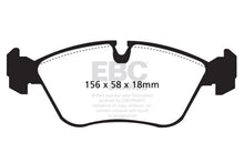 Cargar imagen en el visor de la galería, EBC 93-97 Volvo 850 2.3 Turbo Ultimax2 Front Brake Pads