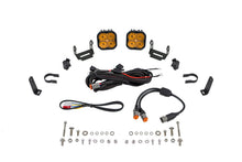 Cargar imagen en el visor de la galería, Diode Dynamics SS3 LED Bumper 1 1/2 In Roll Bar Kit Max - Yellow SAE Fog (Pair)