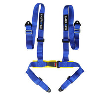 Cargar imagen en el visor de la galería, NRG 4 Point Seat Belt Harness / Buckle Lock- Blue