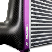 Cargar imagen en el visor de la galería, Mishimoto Universal Carbon Fiber Intercooler - Matte Tanks - 450mm Black Core - C-Flow - BL V-Band