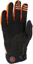 Load image into Gallery viewer, Answer 25 Peak Flo Gloves Black/Hyper Orange/White Youth - Small