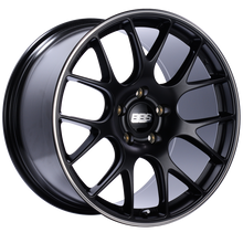 Cargar imagen en el visor de la galería, BBS CH-R 20x11.5 5x130 ET47 CB71.6 Satin Black Polished Rim Protector Wheel