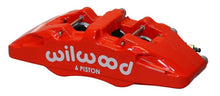 Cargar imagen en el visor de la galería, Wilwood Caliper-Forged Dynapro 6 5.25in Mount-Red-L/H 1.62/1.12/1.12in Pistons 1.10in Disc