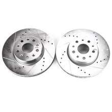 Cargar imagen en el visor de la galería, Power Stop 16-19 Chevrolet Camaro Front Evolution Drilled &amp; Slotted Rotors - Pair