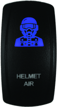 Load image into Gallery viewer, DragonFire Racing Lighted Switch Hel Air On/Off Blue