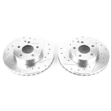 Cargar imagen en el visor de la galería, Power Stop 15-16 Mercedes-Benz C250 Front Evolution Drilled &amp; Slotted Rotors - Pair