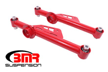 Cargar imagen en el visor de la galería, BMR 79-98 Fox Mustang Non-Adj. Lower Control Arms w/ Spherical Bearings - Red