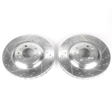 Cargar imagen en el visor de la galería, Power Stop 06-07 Cadillac CTS Front Evolution Drilled &amp; Slotted Rotors - Pair