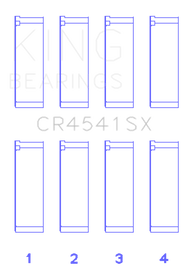 King Engine Bearings Honda F23A/F23Z/K20A3/16V (Size +0.25mm) Connecting Rod Bearing Set