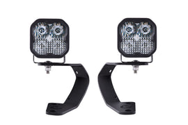 Diode Dynamics 10-21 Toyota 4Runner SS3 LED Ditch Light Kit - Pro White Combo