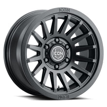 Cargar imagen en el visor de la galería, ICON Recon SLX 17x8.5 6x120 BP 0mm Offset 4.75in BS 67mm Bore Satin Black Wheel