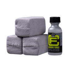 Load image into Gallery viewer, Chemical Guys Carbon Force Ceramic Protective Paint Coating System - 1oz + 3 MircoSuede Applicators