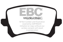 Cargar imagen en el visor de la galería, EBC 15+ Audi Q3 2.0 Turbo Ultimax2 Rear Brake Pads