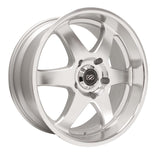 Enkei ST6 17x8 10mm Offset 5x127 Bolt Pattern 71.6 Bore Dia Silver Machined Wheel