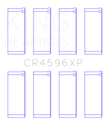 King Engine Bearings BMW S14B20/S14B23/S14B25 (Size .026) Connecting Rod Bearings (Set of 4)