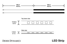 Cargar imagen en el visor de la galería, Diode Dynamics LED Strip Lights - Cool - White 100cm Strip SMD100 WP