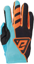 Cargar imagen en el visor de la galería, Answer 25 Aerlite Nitro Gloves Black/Astana/Hyper Orange Youth - Small