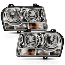 Cargar imagen en el visor de la galería, ANZO 2005-2010 Chrysler 300 Crystal Headlight Chrome Amber