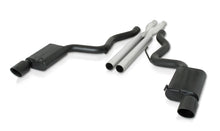 Cargar imagen en el visor de la galería, Gibson 15-17 Ford Mustang GT 5.0L 3in Cat-Back Dual Exhaust - Black Elite (Ceramic)