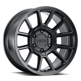 Raceline 950B Gauge 17x8.5in / 6x114.3 BP / 18mm Offset / 66.1mm Bore - Satin Black Wheel