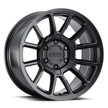 Cargar imagen en el visor de la galería, Raceline 950B Gauge 18x9in / 5x139.7 BP / 18mm Offset / 106.5mm Bore - Satin Black Wheel