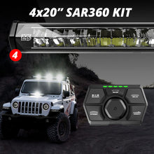 Cargar imagen en el visor de la galería, XK Glow SAR360 Light Bar Kit Emergency Search and Rescue Light System (4) 20In