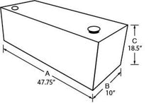 Cargar imagen en el visor de la galería, Tradesman Aluminum Vertical Liquid Storage Tank (50 Gallon Capacity) - Black