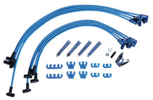 Cargar imagen en el visor de la galería, Moroso Chevrolet Small Block Ignition Wire Dress-Up Kit - HEI - Blue Max - Spiral Core