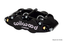 Cargar imagen en el visor de la galería, Wilwood Caliper-Narrow Superlite 4R - Black 1.25/1.25in Pistons 1.10in Disc