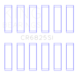 King Engine Bearings Chrysler 226 (3.7L) (Size +0.25mm) Connecting Rod Bearing Set